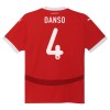 Original Fußballtrikot Österreich Kevin Danso 4 Heimtrikot EURO 2024 Für Herren